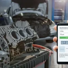 Diagnostyka silnika Renault z kodem DTC P1693. Aplikacja mobilna pomaga zidentyfikować problem.