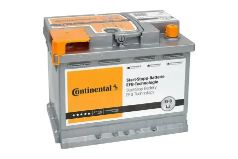 Akumulator Continental EFB L2 12V 60Ah 640A, idealny do Hyundai i30 1.4 benzyna.